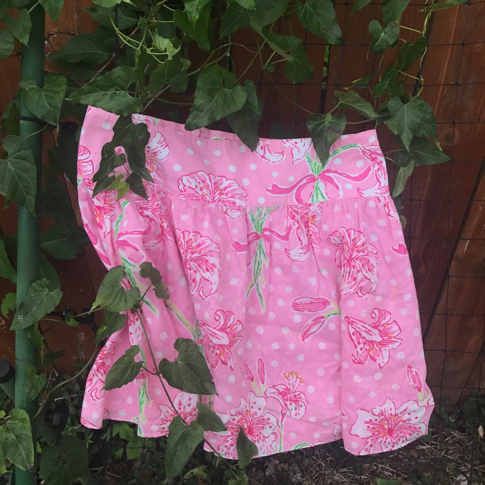 Lilly Pulitzer vintage pink skirt girls size 14 XL